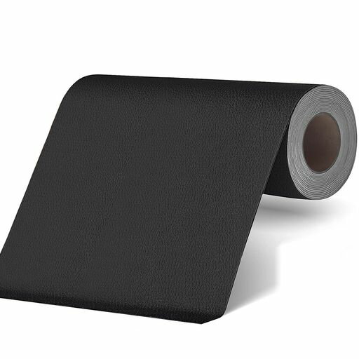 SEEBO 合皮補修シート 大判40CM*200CM レザー補修シール 合皮補修パッチ 合皮補修テープ ソファ 防水 自動車シート ソファー パソコンチェア 椅子 ハンドバッグ 車の座席用 粘着 革 補修 家具補修 (ブラック)