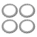 PATIKILバイクボールクランクベアリング3/16”X20ボール4個セットステンレス製自転車ベアリングパーツ交換用アクセサリー電動車両用シルバー