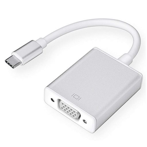 BINCOLO USB-C - VGAアダプター、USB 3.1 TYPE C (THUNDERBOLT 3) - VGAコンバーター MACBOOK PRO、MACBOOK、MACBOOK AIR 2018、DELL XPS 13/15、SURFACE