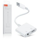 【60W PD急速充電·ゲーム7.1CH ·HIFI】2IN1 TYPE-C イヤホン変換 ケーブル タイプC イヤホンジャック 3.5MM AUX端子 USB-C PDイヤホン 充電アダプター音声通話可能/音量調節/音楽 IPHONE15 IPAD(2)