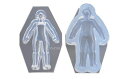 亀島商店 ソフトモールド 人物型 女 (大) 全高約60MM ホビー用ツール C-710(3)