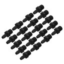 PATIKIL3/16”バーブx3/8”NPTメールコネクタ20個プラスチックホースバーブフィッティング工業用ホースバーブパイプフィッティングコネクタ水空気燃料用パイプフィッティングアダプター