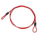 PATIKILループ付き3/16”直径ビニール被覆ステンレス鋼ケーブル4FT(48”)柔軟なワイヤーロープセキュリティチェーンランヤードロック屋外ステージ照明用...