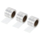 PATIKIL25MX3CMバドミントングリップクッションラップ3個PEテニスラケットグリップテープバッキングフィルムハンドル滑り止めクッションアクセサリークリ...