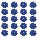 PATIKIL2.4インチファブリックブローチフラワー、ブローチピン用20個のファブリックフラワー、ヘッドバンド装飾用パール付きのDIYクラフトウェディングデコ...