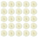PATIKIL2”シフォンフラワー30個ファブリックフラワーラインストーンパール付きハンドメイドアップリケDIYクラフトウェディングヘッドバンドパーティー装飾ベ...