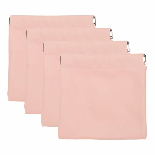 PATIKILポケットコスメティックバッグ4個セット5X5”防水ミニPUレザーメイクバッグ女性用トラベルトイレタリーバッグコインポーチジッパーなし自己閉鎖式持ち運び便利なメイクポーチピ… PATIKILポケットコスメティックバッグ4個セット5X5”防水ミニPUレザーメイクバッグ女性用トラベルトイレタリーバッグコインポーチジッパーなし自己閉鎖式持ち運び便利なメイクポーチピ…