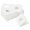 PATIKIL2x4”段ボール製コインホルダー300個コインフリップ段ボール製コインホルダーフリップ17.5mmコインコレクション用品ホルダー収納ホワイト