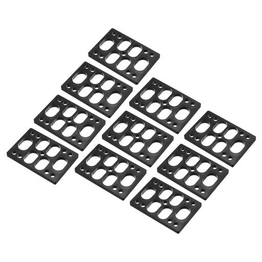 PATIKIL1/4”(6MM)スケートボードライザーパッド10個セットプラスチック製スケートボードライザーパッド角度付きウェッジショックパッドスケートボードトラック用黒 PATIKIL1/4”(6MM)スケートボードライザーパッド10個セットプラスチック製スケートボードライザーパッド角度付きウェッジショックパッドスケートボードトラック用黒
