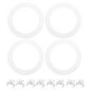 PATIKILグーフリングキット150MM埋め込み式ダウンライト用スチールハウジング付きCクリップとセルフタッピングネジ4セット内径160MM外径220MMメタ...