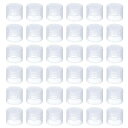 PATIKIL24/410リプレースメントフリップキャップ36個入り内径0.9”プラスチック再利用可能なノンスピルボトル蓋ペイントディスペンシングスクイーズシャンプー飲料ボトル用クリア