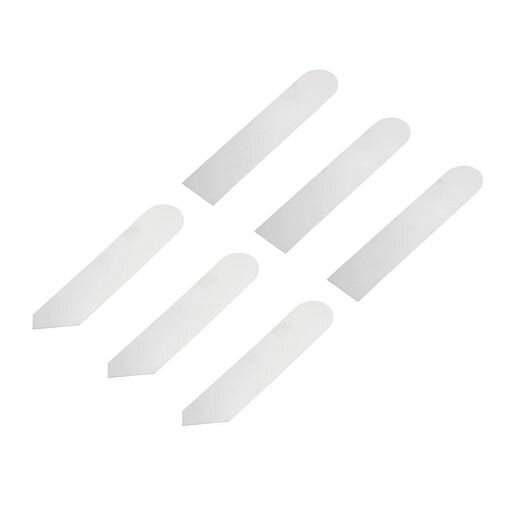 PATIKILステンレス鋼金属フラットカーブスパッジャーキット0.1MM超薄型こじ開け工具携帯電話修理用3セット