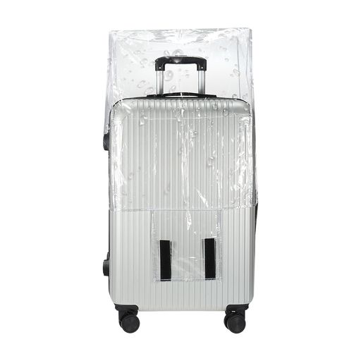 PATIKIL荷物カバー1個71CMPVCスーツケースカバープロテクター防水旅行用荷物カバースーツケース用シルバー-グレー PATIKIL荷物カバー1個71CMPVCスーツケースカバープロテクター防水旅行用荷物カバースーツケース用シルバー-グレー