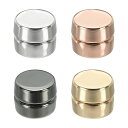 PATIKIL4個合金亜鉛メッキアイロン引っかからない最強業務用強度ボタン多用途ピンレスマグネットスカーフクリップ女性衣類カーテン用
