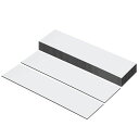 PATIKIL10”x2”空白ネームプレート、16パックカスタムエングレーブネームプレート長方形レーざーエングレービング空白パーソナライズドネームプレートオフィ...