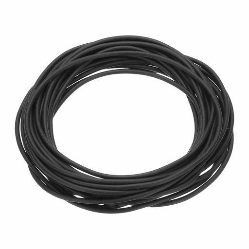 PATIKILシリコーンフォームシールストリップ5M(16.4FT)2MM(0.08”)DIAラウンドハイデンシティソリッドスポンジラバーウェザーストリッピングコード黒 PATIKILシリコーンフォームシールストリップ5M(16.4FT)2MM(0.08”)DIAラウンドハイデンシティソリッドスポンジラバーウェザーストリッピングコード黒