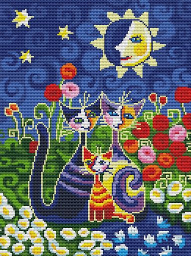 OWN4B ƥåɽåȿްư11CT ǭȲ 鿴Ըδñʻɽå36X46CM CROSS STITCH