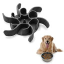 早食い防止食器スローフィーダー犬ペットシリコン皿ボトムシャーシ滑り止め強力吸盤付き組み込み型洗いやすい食べるスピードを落としてむせを防ぐ小型犬中型犬大型犬猫適