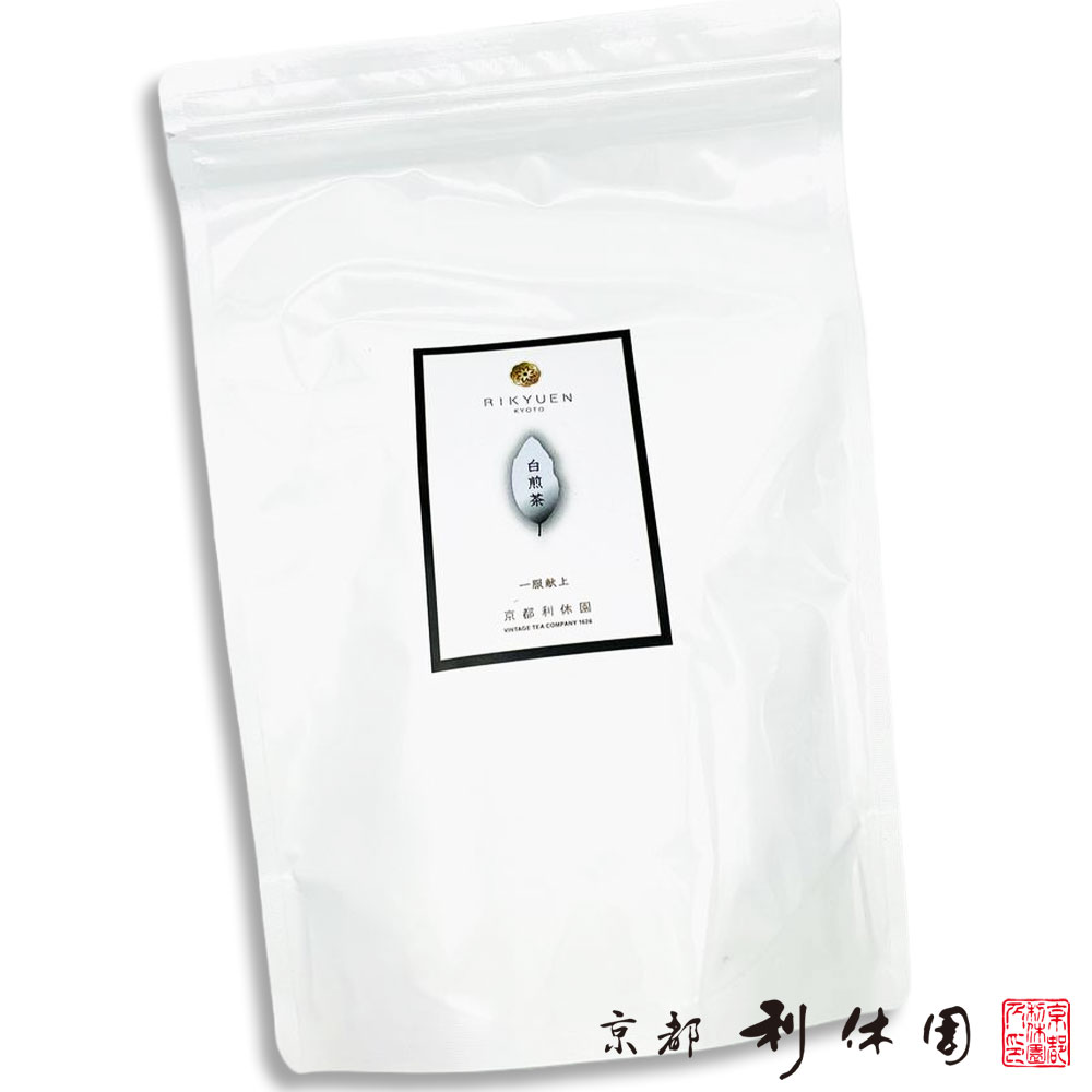 【詰め替え用煎茶】 寛永3年 京都利休園 公式 白煎茶 150g 3g×50包 ティーバッグタイプ お歳暮 母の日 父の日 お中元 贈り物 贈答品 プレゼント メーカー直送 item-white-refill3