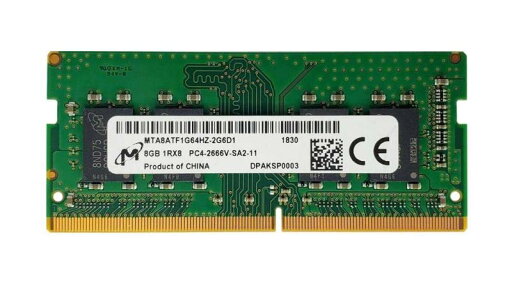 Micron 8GB DDR4 1Rx8 PC4-2666V-SA2 MTA8ATF1G64HZ-2G6D1 So-DIMM ノートパソコン RAMメモリ Micron 8GB DDR4 1Rx8 PC4-2666V-SA2 MTA8ATF1G64HZ-2G6D1 So-DIMM ノートパソコン RAMメモリ