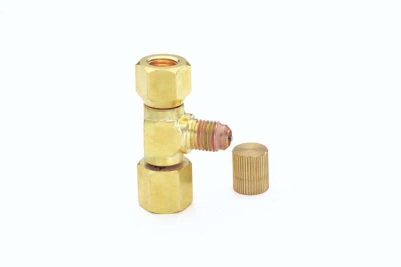 イチネンTASCO TA382KL たてT型アダプタ(1/4フレアメス)