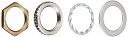 SCUD ナットセット、トグルスイッチ用 ニッケル EXNUT-YMTN