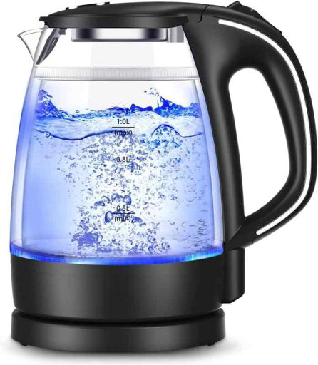 【2024新登場・二重構造】 電気ケトル ガラス やけど防止 無臭 無害 1.0L ケトル 中身が見やすい LEDライト付き 自動電源オフ 空焚き防止機能 湯沸かし お手入れ簡単 新生活 PSE認証済み 【2024新登場・二重構造】 電気ケトル ガラス やけど防止 無臭 無害 1.0L ケトル 中身が見やすい LEDライト付き 自動電源オフ 空焚き防止機能 湯沸かし お手入れ簡単 新生活 PSE認証済み