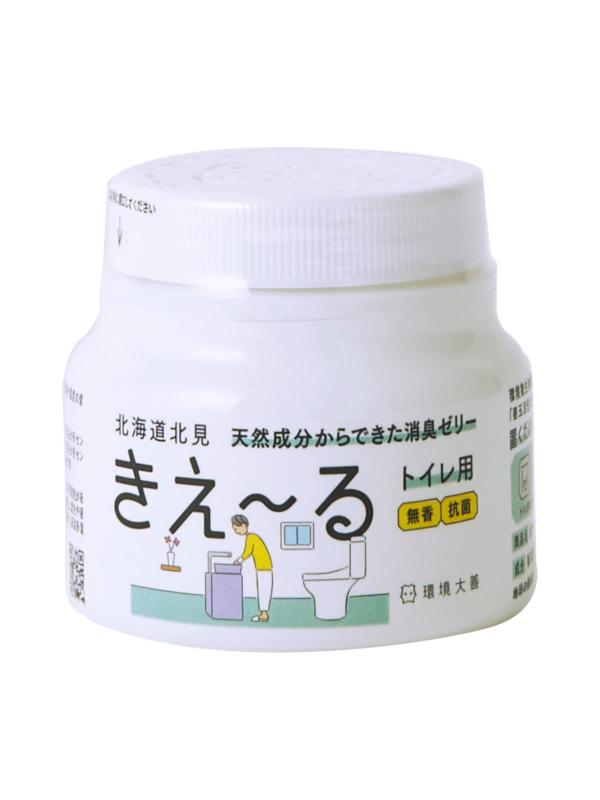 環境ダイゼン 置き型消臭・芳香剤 きえーるH トイレ用 ゼリータイプ 無香 160g 日本製 H-K