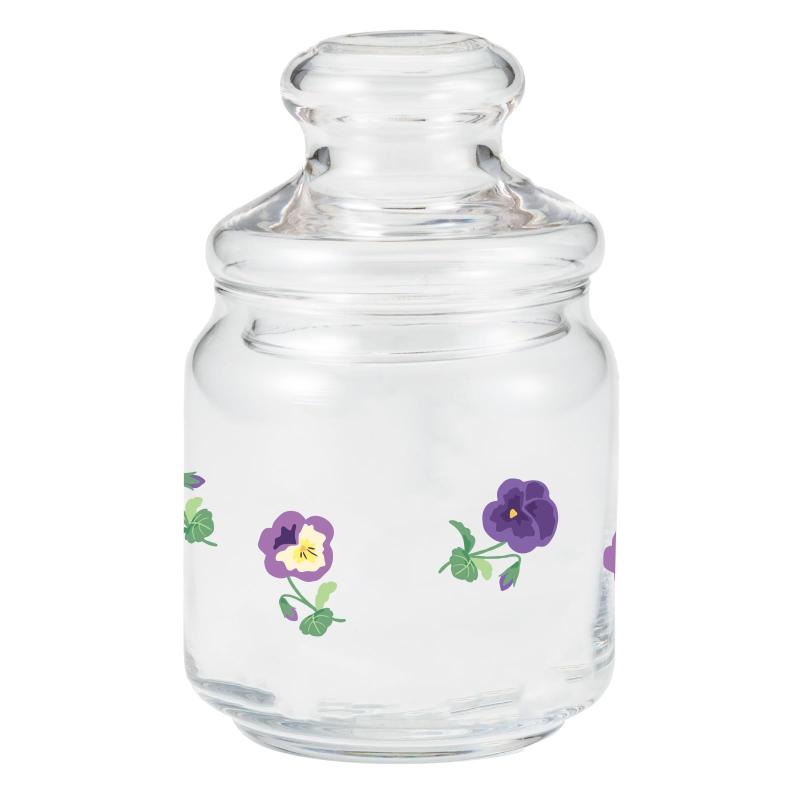 樂天商城 - サンアート サンリオ (SANRIO) クロミ ガラス キャニスター 保存容器 約500ml 雑貨 サンリオ グッズ ギフト プレゼント 日本製 SAN4218-4