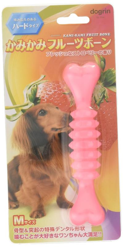 スーパーキャット (Super Cat) かみかみフルーツボーン ストロベリー ハードタイプ M DM-445
