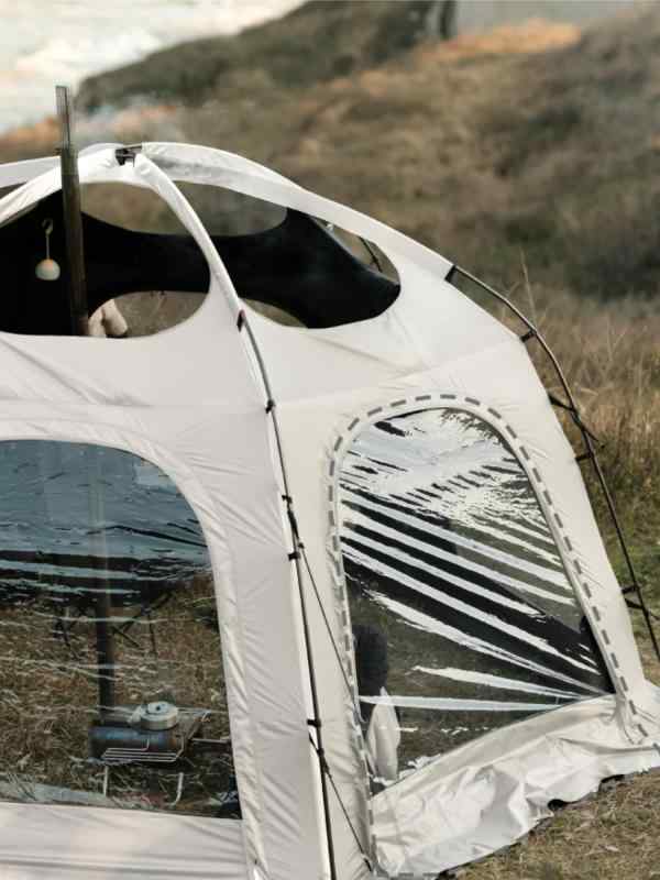 Vidalidoヴィダリド Ridge tent ドームテント 大型 シェルター テント 4-8人用 シェルタードーム ドームシェルター 設営簡単 uvカット 自立式 日除け 遮光性 コンパクト収納 アウトドア テント お rikyu-pudding0601-10109480 利休プリン サンプル画像2