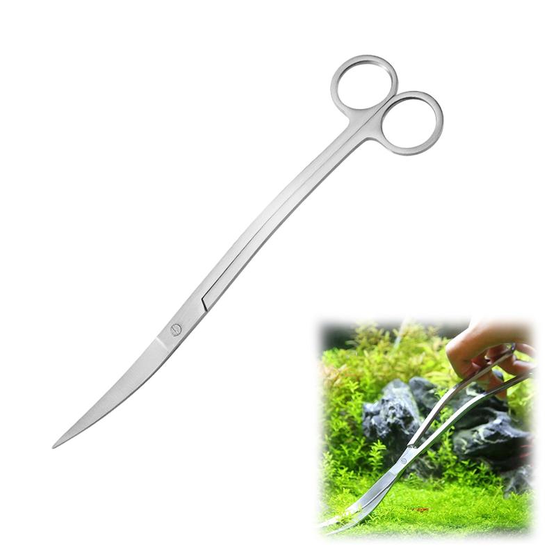 水草 トリミング ハサミ アクアリウム オールステンレス 水草用 熱帯魚 観葉植物 盆栽 剪定 メンテナン..