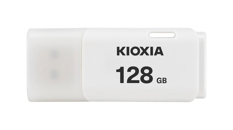 128GB USBメモリ USB2.0 KIOXIA キオクシア TransMemory U202 キャップ式 ホワイト 海外リテール LU202W128GG4