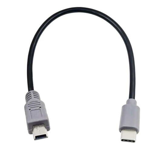 Type C - miniBケーブル ミニUSBケーブル オス/オス 約25cm 短い USB 2.0ケーブル ハードディスク HDD カメラ接続などに Type C - miniBケーブル ミニUSBケーブル オス/オス 約25cm 短い USB 2.0ケーブル ハードディスク HDD カメラ接続などに