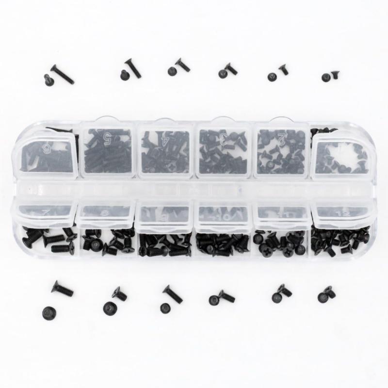 PC ネジセット ねじ 240本入り 12種類 M2 M2.5 M3 ノートPC用ネジ ラップトップ スクリューセット 極小..
