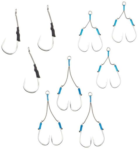 シマノ(SHIMANO) オシア アシストフックセット スピニングジギング用/ベイトジギング・中深海用/近海/青物用 EU-J03S/EU-K02S/ シマノ(SHIMANO) オシア アシストフックセット スピニングジギング用/ベイトジギング・中深海用/近海/青物用 EU-J03S/EU-K02S/