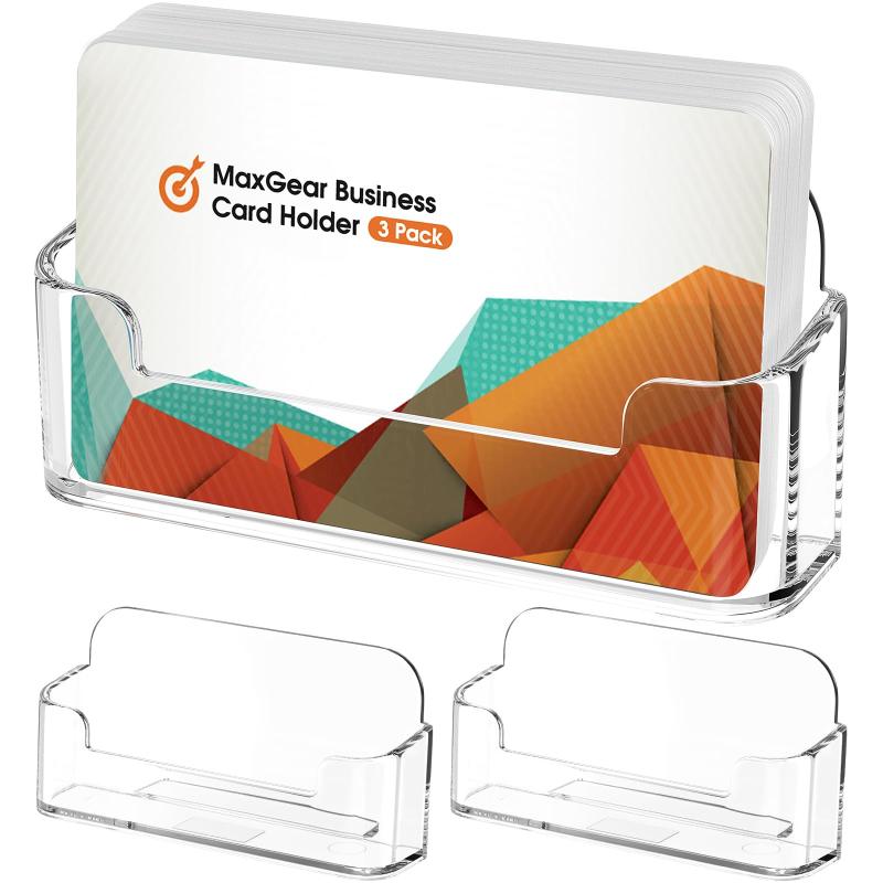 アクリル 名刺スタンド 3個入り　名