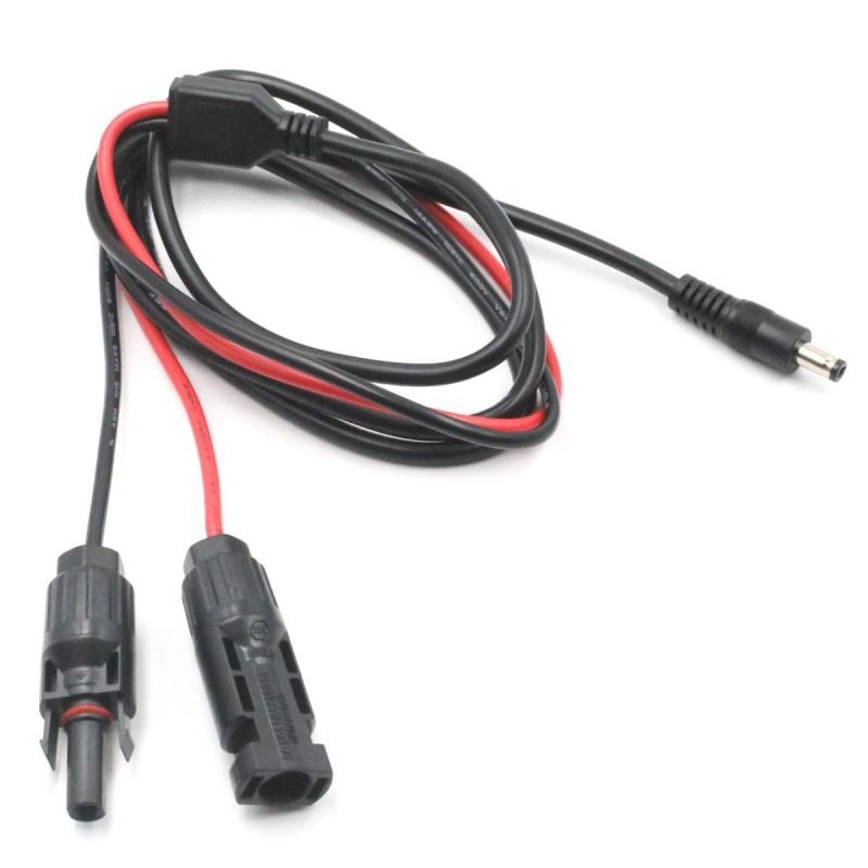 乐天商城 - ソーラーコネクタ DC5521ポート 変換アダプター ケーブル ポータブル電源対応 1.8M