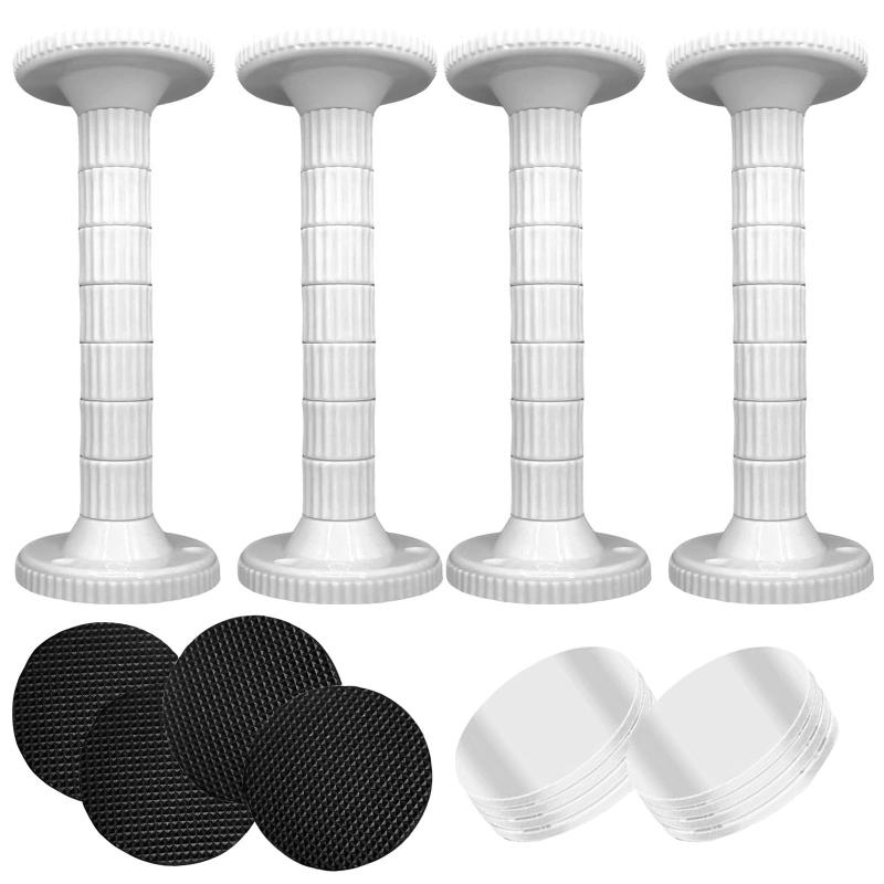 転倒防止 突っ張り棒 (10-18cm) ツッパリ棒 短い 耐震家具固定棒 可調整長さの耐震固定短棒 ベース強化..