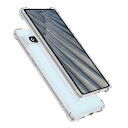 Google Pixel 7A 用 ケース ピクセル 7A 対応 耐衝撃 カバー クリア 衝撃吸収ポケット内蔵 TPU バンパー クリア 透明 SPCP7A(3)