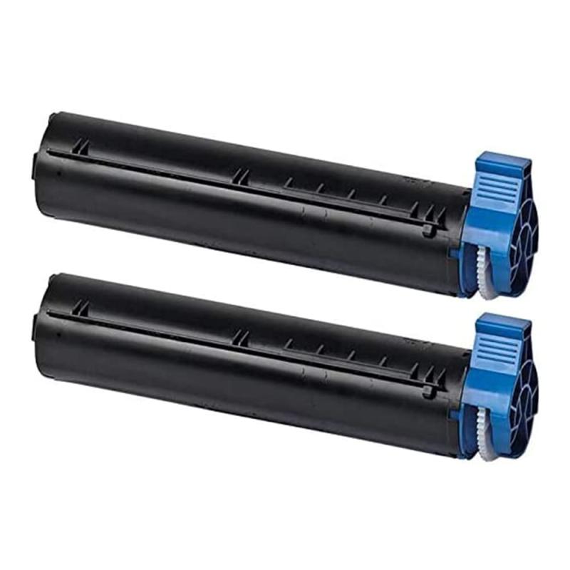 OKI TNR-M4G2互換トナー BK×2 ブラック2本 印刷可能枚数：12000枚ぐらい 本（A4用紙で5％印字率の場合）対 rikyu-pudding0601-10196112 利休プリン パッケージ画像