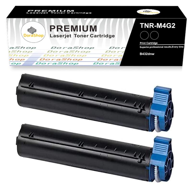 OKI TNR-M4G2互換トナー BK×2 ブラック2本 印刷可能枚数：12000枚ぐらい 本（A4用紙で5％印字率の場合）対 rikyu-pudding0601-10196112 利休プリン サンプル画像2