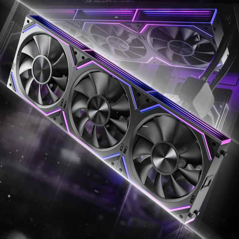 DAWN ARGB PC ファン 120MM 3本 正向(排気) [デイジーチェーンファン] [簡単なケーブル管理] RGB ファン 4Pin PWM 5V 3Pin ARGB 1850RPM/風量71CFM/高性能HDB軸受/作動時間50,000時間