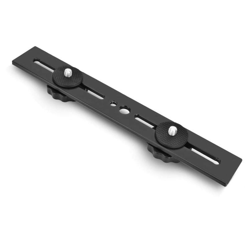 カメラプレート 撮影用 1/4 3/8 変換ネジ 雲台 三脚 プレート 2台 取り付け可能 雲台 二股 ホットシュ..