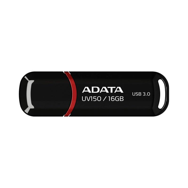 ADATA USBメモリ USB3.0 キャップ付 ブラック