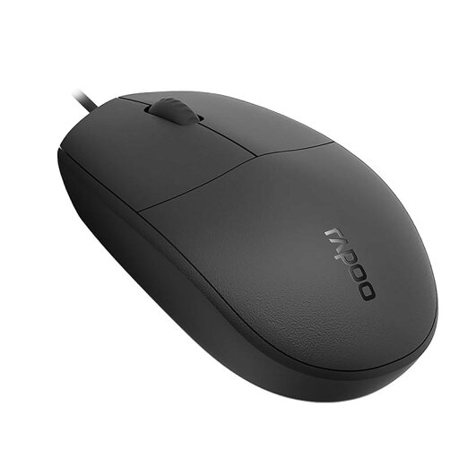 Rapoo N100 有線マウス 1600 DPI 光学センサー 左利き用 右利き用 PC ノートパソコン ノートパソコン用 Rapoo N100 有線マウス 1600 DPI 光学センサー 左利き用 右利き用 PC ノートパソコン ノートパソコン用