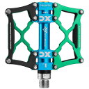 (ロックブロス)自転車 ペダル クロスバイク ペダル mtb アルミ合金 軽量 滑り止め ベアリング 9/16