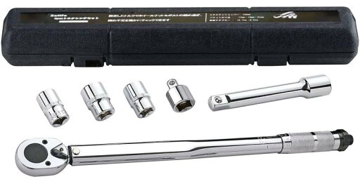トルクレンチセット 差込角12.7mm(1/2インチ)ソケット3個付(/17/19/21アダプター/mm)12.7sq -9.5sq変換アダプター+エクステンション ケース付 28-210N・m対応 トルクレンチセット 差込角12.7mm(1/2インチ)ソケット3個付(/17/19/21アダプター/mm)12.7sq -9.5sq変換アダプター+エクステンション ケース付 28-210N・m対応