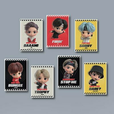 【国内発送】TinyTAN 空気浄化 消臭 ミニポスター ★ BTS 公式 グッズ RM JIN JIMIN SUGA V J-HOPE JUNGKOOK 防弾少年団 ポスター