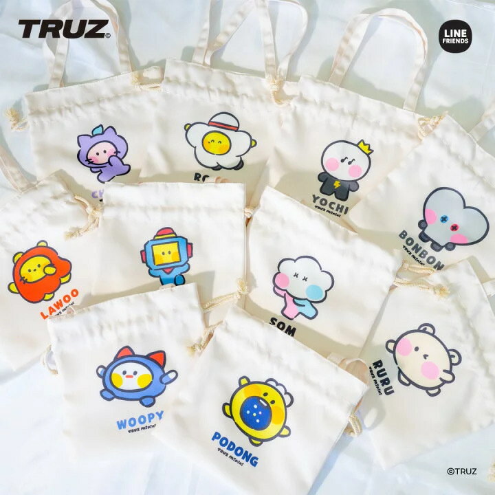 商品情報商品名TRUZ ミニストリングエコバッグ素材ポリエステル製造国中国パッケージ留意点海外工場で制作しており、商品に問題はありませんが、パッケージに多少の傷や汚れがある場合がございます。商品自体には問題がございません。注意事項ご覧になる環境（PCのモニターやスマートフォンの画面等）の影響により、色合いが異なって見える場合がございます。イメージとは異なる等のお客様都合での返品はできかねます。予めご了承ください。公式ライセンス本製品はLINE FRIENDSとの正式ライセンス契約によりソロモン商事で製作【国内発送】TRUZ ミニストリングエコバッグ ★ 公式ライセンス商品 韓国 K-POP TREASURE 巾着 CHILLI, ROMY, YOCHI, BONBON, LAWOO, HIKUN, SOM, RURU, WOOPY, PODONG 公式ライセンス商品 2